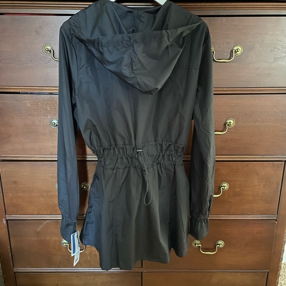 NWT • APANA Brand • Black Women's Hooded Jacket w Thumb Holes • Activewear - Picture 10 of 16